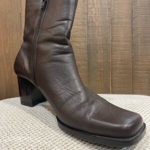 Mossimo Supply Co. Dark Brown Heeled Boots